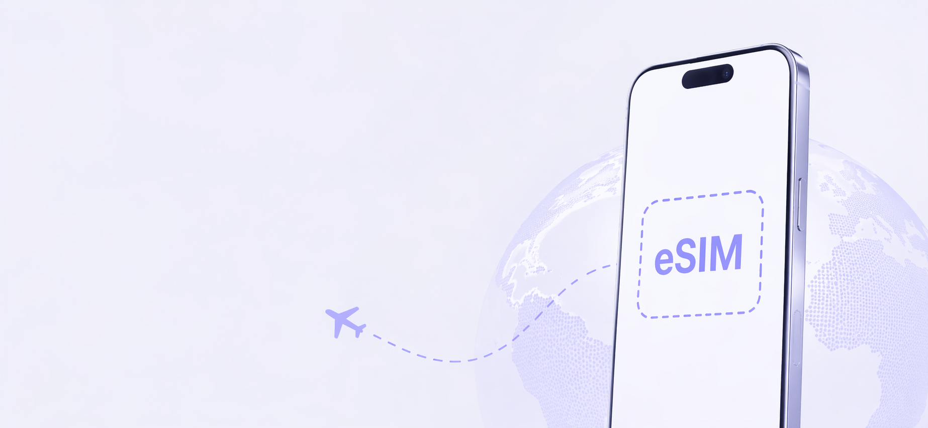 Travel eSIM banner with mobile internet